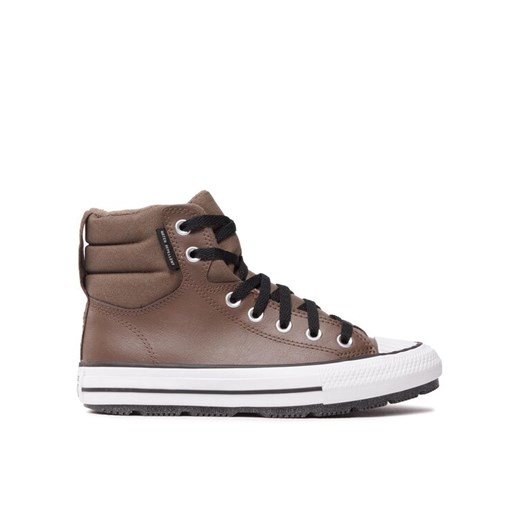 Converse Trampki Chuck Taylor All Star Berkshire Boot A04810C Brązowy ze sklepu MODIVO w kategorii Trampki dziecięce - zdjęcie 182708932