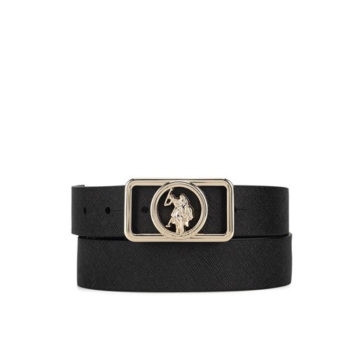 U.S. Polo Assn. Pasek Damski AIUXT2472WVP Czarny ze sklepu MODIVO w kategorii Paski damskie - zdjęcie 182708961