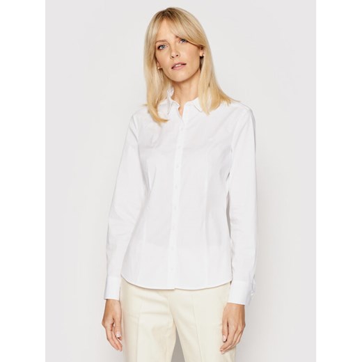 Marc O'Polo Koszula B01 1457 42563 Biały Slim Fit ze sklepu MODIVO w kategorii Koszule damskie - zdjęcie 182708980