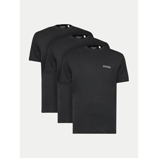Guess Komplet 3 t-shirtów U4YG52 KCAM1 Czarny Regular Fit ze sklepu MODIVO w kategorii T-shirty męskie - zdjęcie 182709002