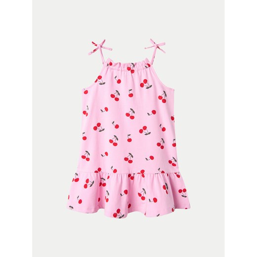 NAME IT Sukienka letnia Zally 13241114 Różowy Regular Fit ze sklepu MODIVO w kategorii Sukienki dziewczęce - zdjęcie 182709052