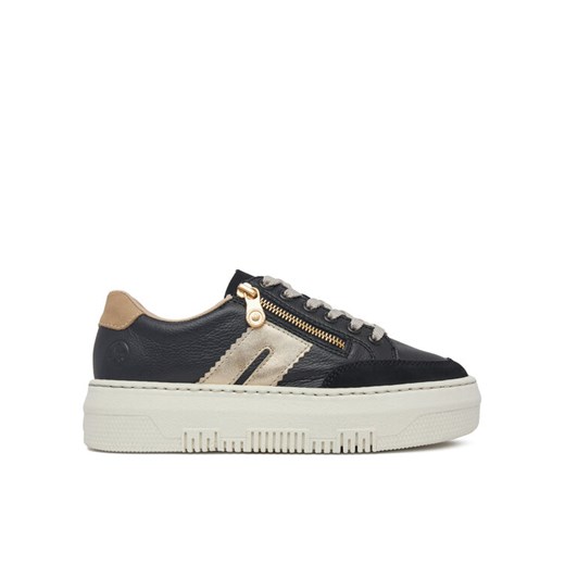 Rieker Sneakersy M1912-00 Czarny ze sklepu MODIVO w kategorii Buty sportowe damskie - zdjęcie 182709072