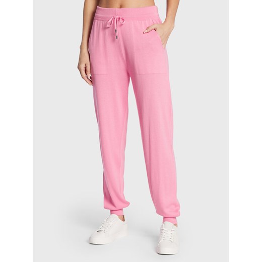 United Colors Of Benetton Spodnie dresowe 113CDF004 Różowy Relaxed Fit ze sklepu MODIVO w kategorii Spodnie damskie - zdjęcie 182709091