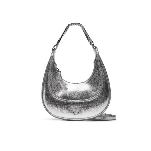 PINKO Torebka Brioche Hobo Mini AI 24-25 PLTT 101433 A204 Srebrny ze sklepu MODIVO w kategorii Listonoszki - zdjęcie 182709094