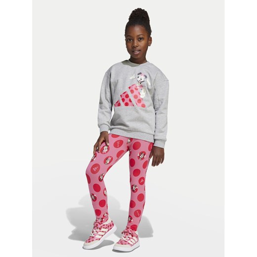 adidas Komplet bluza i legginsy Disney Mickey Mouse JF3645 Kolorowy Regular Fit ze sklepu MODIVO w kategorii Komplety dziewczęce - zdjęcie 182709102
