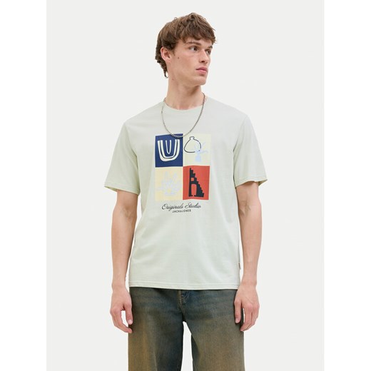 Jack&Jones T-Shirt Canggu 12277220 Zielony Regular Fit ze sklepu MODIVO w kategorii T-shirty męskie - zdjęcie 182709161