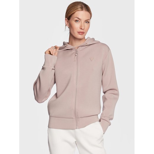 Guess Bluza Allie V3RQ11 K7UW2 Różowy Regular Fit ze sklepu MODIVO w kategorii Bluzy damskie - zdjęcie 182709193