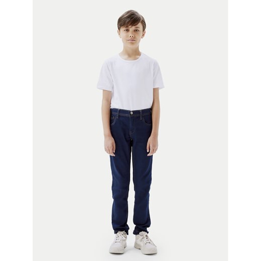 NAME IT Jeansy 13209696 Granatowy Slim Fit ze sklepu MODIVO w kategorii Spodnie chłopięce - zdjęcie 182709194