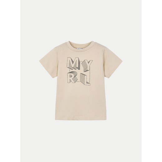 Mayoral T-Shirt 170 Beżowy Regular Fit ze sklepu MODIVO w kategorii T-shirty chłopięce - zdjęcie 182709204