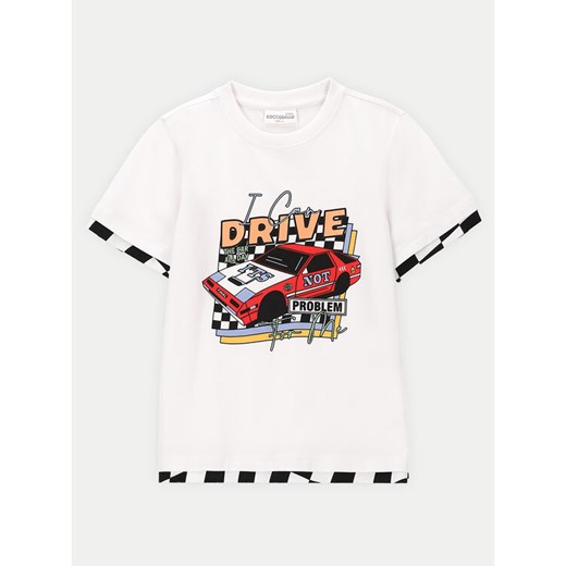 Coccodrillo T-Shirt WC4143202RAK Biały Regular Fit ze sklepu MODIVO w kategorii T-shirty chłopięce - zdjęcie 182709260