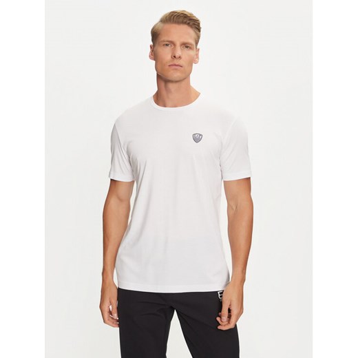 EA7 Emporio Armani T-Shirt 8NPT16 PJRGZ 1100 Biały Regular Fit 3XL MODIVO