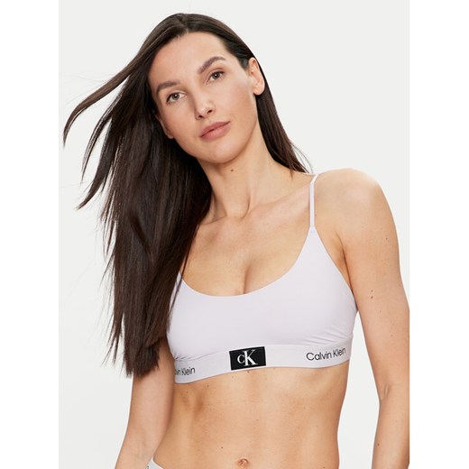 Calvin Klein Underwear Biustonosz top 000QF7245E Fioletowy ze sklepu MODIVO w kategorii Biustonosze - zdjęcie 182709290