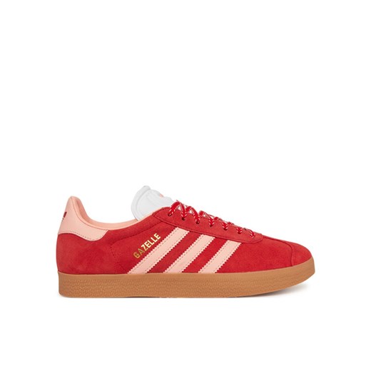 adidas Sneakersy Gazelle JH7217 Czerwony ze sklepu MODIVO w kategorii Buty sportowe damskie - zdjęcie 182709301