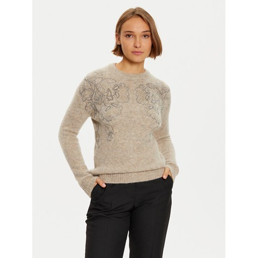 Marciano Guess Sweter 4BGR44 5786Z Brązowy Regular Fit ze sklepu MODIVO w kategorii Swetry damskie - zdjęcie 182709322