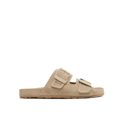 Manebi Klapki Traveler Nordic Sandals K 1.1 RT Beżowy ze sklepu MODIVO w kategorii Klapki damskie - zdjęcie 182709393