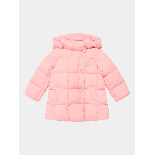 United Colors Of Benetton Kurtka zimowa 2WU0GN01H Różowy Regular Fit ze sklepu MODIVO w kategorii Kurtki dziewczęce - zdjęcie 182709414