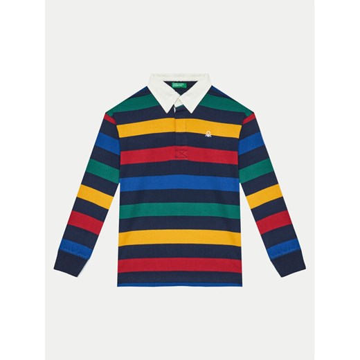 United Colors Of Benetton Polo 3TBXC301M Kolorowy Regular Fit ze sklepu MODIVO w kategorii T-shirty chłopięce - zdjęcie 182709532