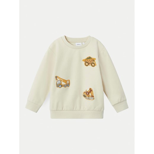 NAME IT Bluza 13233682 Beżowy Regular Fit ze sklepu MODIVO w kategorii Bluzy chłopięce - zdjęcie 182709641