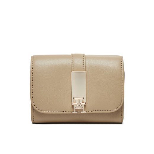 Tommy Hilfiger Mały Portfel Damski Th Heritage Med AW0AW16579 Beżowy ze sklepu MODIVO w kategorii Portfele damskie - zdjęcie 182709704