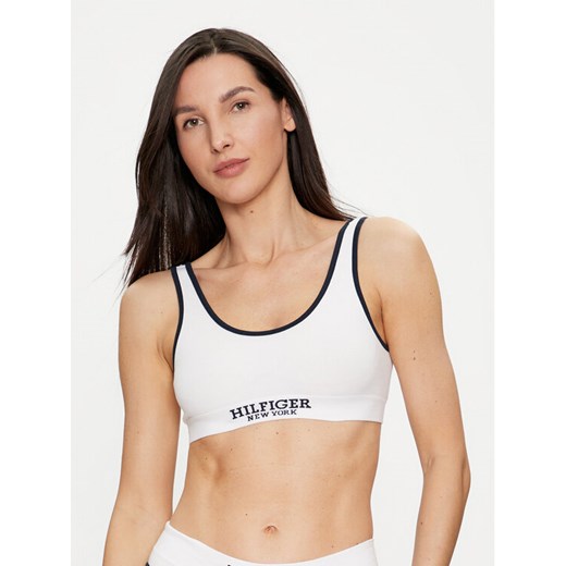 Tommy Hilfiger Biustonosz top UW0UW05217 Biały ze sklepu MODIVO w kategorii Biustonosze - zdjęcie 182709742