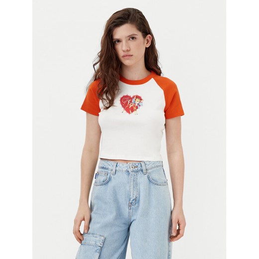 HUGO T-Shirt Dorra 50533973 Pomarańczowy Regular Fit ze sklepu MODIVO w kategorii Bluzki damskie - zdjęcie 182709831
