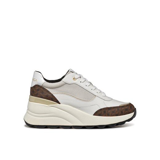 Geox Sneakersy D Spherica Ec13 D45WAA 085AS C1352 Biały ze sklepu MODIVO w kategorii Buty sportowe damskie - zdjęcie 182709900