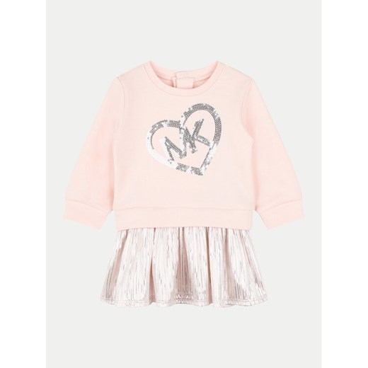 MICHAEL KORS KIDS Sukienka codzienna R30132 Różowy Regular Fit ze sklepu MODIVO w kategorii Sukienki niemowlęce - zdjęcie 182709920