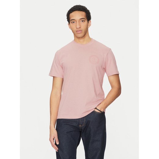 Just Cavalli T-Shirt 78OAHT01 Różowy Regular Fit ze sklepu MODIVO w kategorii T-shirty męskie - zdjęcie 182709970