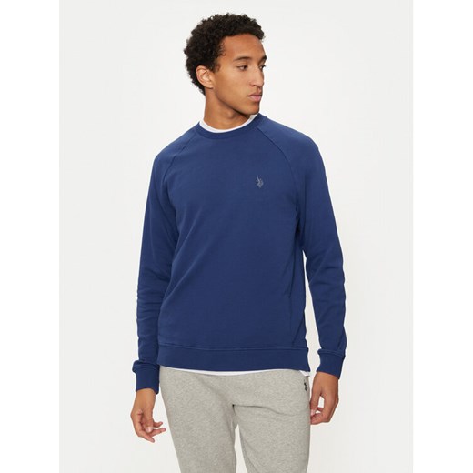 U.S. Polo Assn. Bluza MUP1859 Niebieski Regular Fit ze sklepu MODIVO w kategorii Bluzy męskie - zdjęcie 182709984