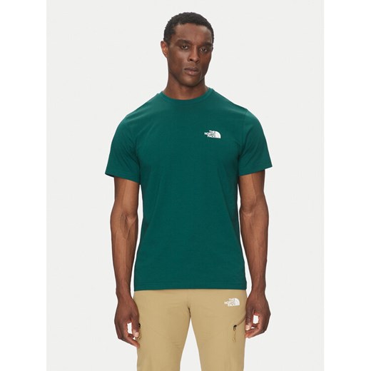 The North Face T-Shirt NF0A87NG6GI1 Zielony Regular Fit ze sklepu MODIVO w kategorii T-shirty męskie - zdjęcie 182710003