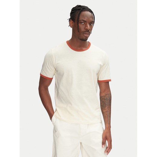 Jack&Jones T-Shirt Ringer 12277262 Écru Regular Fit ze sklepu MODIVO w kategorii T-shirty męskie - zdjęcie 182710020