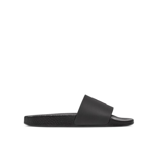 Polo Ralph Lauren Klapki Polo Slide 809852071004 Czarny ze sklepu MODIVO w kategorii Klapki męskie - zdjęcie 182710060