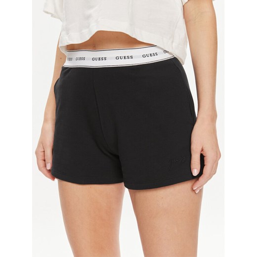 Guess Szorty piżamowe O4GD02 KBS91 Czarny Loose Fit ze sklepu MODIVO w kategorii Piżamy damskie - zdjęcie 182710141