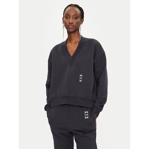 Pinko Bluza Felpa 103724 A23C Granatowy Regular Fit ze sklepu MODIVO w kategorii Bluzy damskie - zdjęcie 182710162