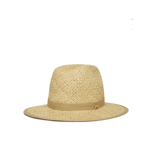Tommy Hilfiger Kapelusz Premium Beach Fedora AW0AW17135 Beżowy ze sklepu MODIVO w kategorii Kapelusze damskie - zdjęcie 182710183