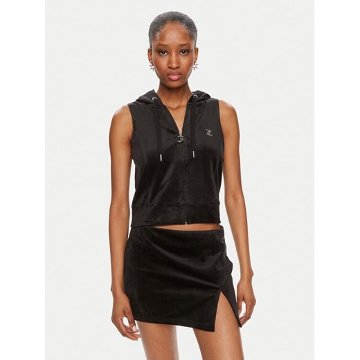 Juicy Couture Bluza Gilly JCWGL23308 Czarny Regular Fit ze sklepu MODIVO w kategorii Bluzy damskie - zdjęcie 182710200