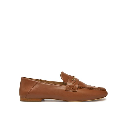 Michael Kors Lordsy Lena Loafer 40R5LEFP1L Brązowy ze sklepu MODIVO w kategorii Lordsy damskie - zdjęcie 182710211