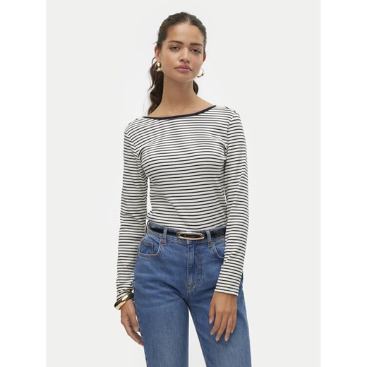 Vero Moda Bluzka Chloe 10314406 Biały Slim Fit ze sklepu MODIVO w kategorii Bluzki damskie - zdjęcie 182710250