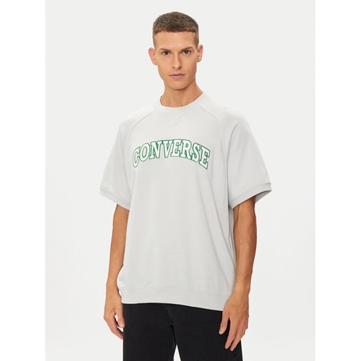 Converse T-Shirt M Retro Chuck Ss Crew 10026428-A03 Biały Regular Fit ze sklepu MODIVO w kategorii T-shirty męskie - zdjęcie 182710294