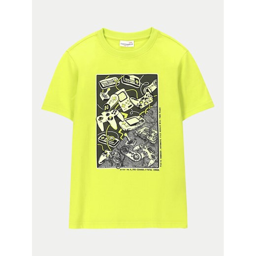 Coccodrillo T-Shirt WC4143207GBJ Żółty Regular Fit ze sklepu MODIVO w kategorii T-shirty chłopięce - zdjęcie 182710303