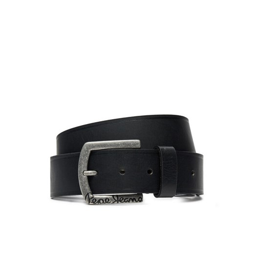 Pepe Jeans Pasek Męski Moss PM021026 Czarny ze sklepu MODIVO w kategorii Paski męskie - zdjęcie 182710314