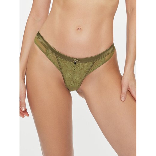 Hunkemöller Stringi Amelie String R 203525 Zielony ze sklepu MODIVO w kategorii Majtki damskie - zdjęcie 182710382