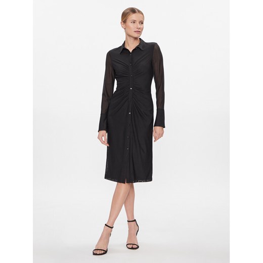 DKNY Sukienka codzienna DD3KP370 Czarny Slim Fit ze sklepu MODIVO w kategorii Sukienki - zdjęcie 182710383
