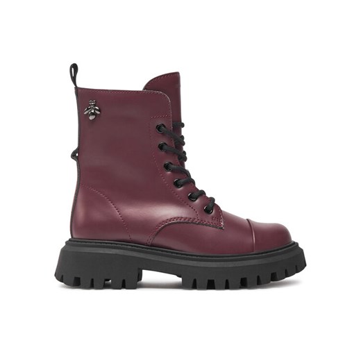 Geox Kozaki J Maquinnens Girl J46M6B 000CN C7357 M Bordowy ze sklepu MODIVO w kategorii Buty zimowe dziecięce - zdjęcie 182710431