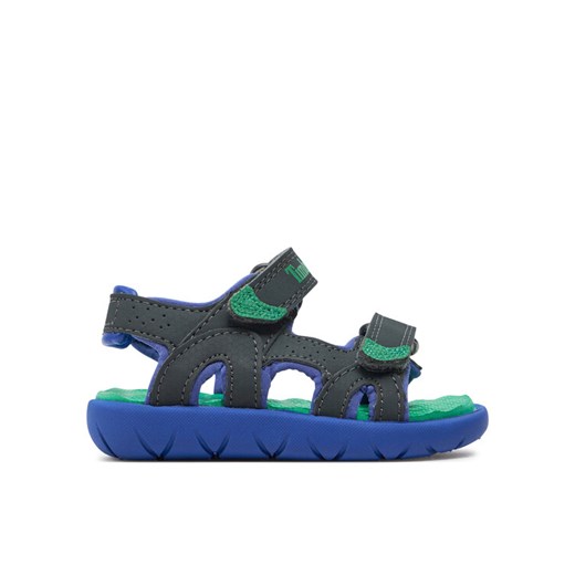 Timberland Sandały Perkins Row 2-Strap TB0A24ZG0281 Szary ze sklepu MODIVO w kategorii Sandały dziecięce - zdjęcie 182710491