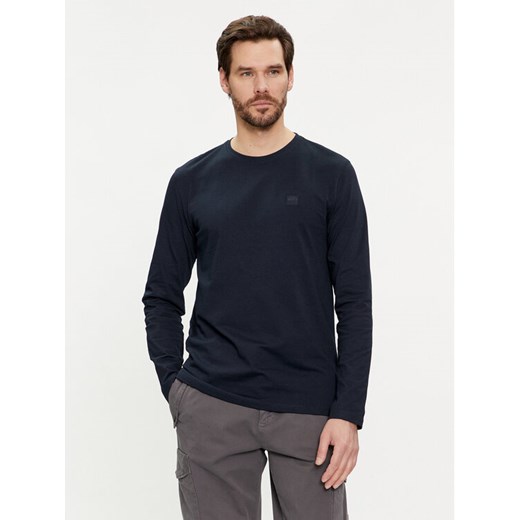 Boss Longsleeve Tacls 50512111 Granatowy Regular Fit ze sklepu MODIVO w kategorii T-shirty męskie - zdjęcie 182710502