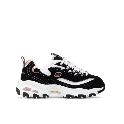 Skechers Sneakersy Devoted Fan 13154/BKRG Czarny ze sklepu MODIVO w kategorii Buty sportowe damskie - zdjęcie 182710514