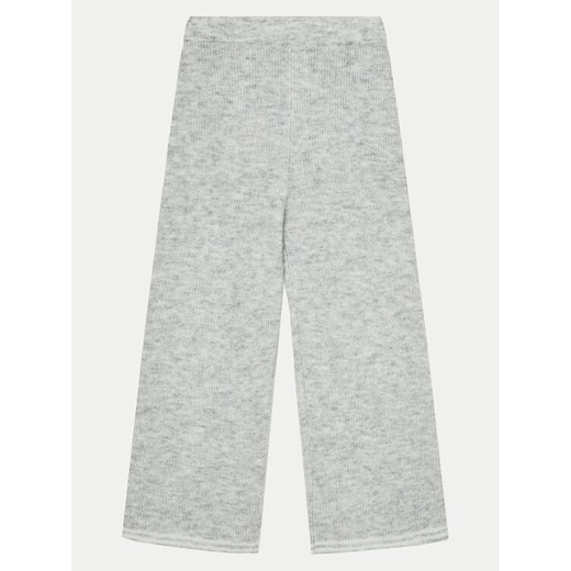 United Colors Of Benetton Spodnie dzianinowe 1EWBCF009 Szary Regular Fit ze sklepu MODIVO w kategorii Spodnie dziewczęce - zdjęcie 182710521