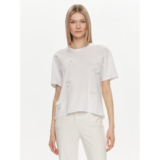 Kontatto T-Shirt SH516 Biały Regular Fit ze sklepu MODIVO w kategorii Bluzki damskie - zdjęcie 182710542