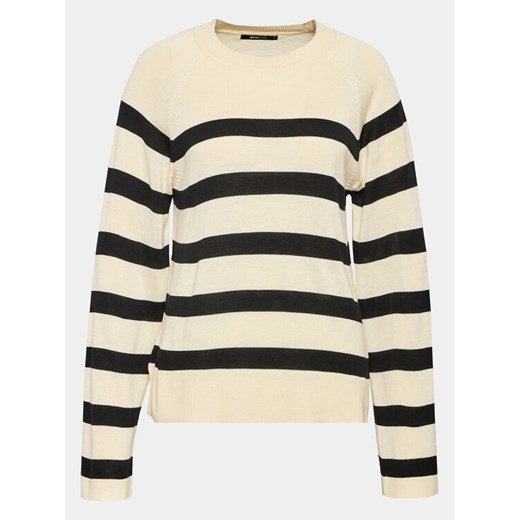 Gina Tricot Sweter 20115 Écru Regular Fit ze sklepu MODIVO w kategorii Swetry damskie - zdjęcie 182710554